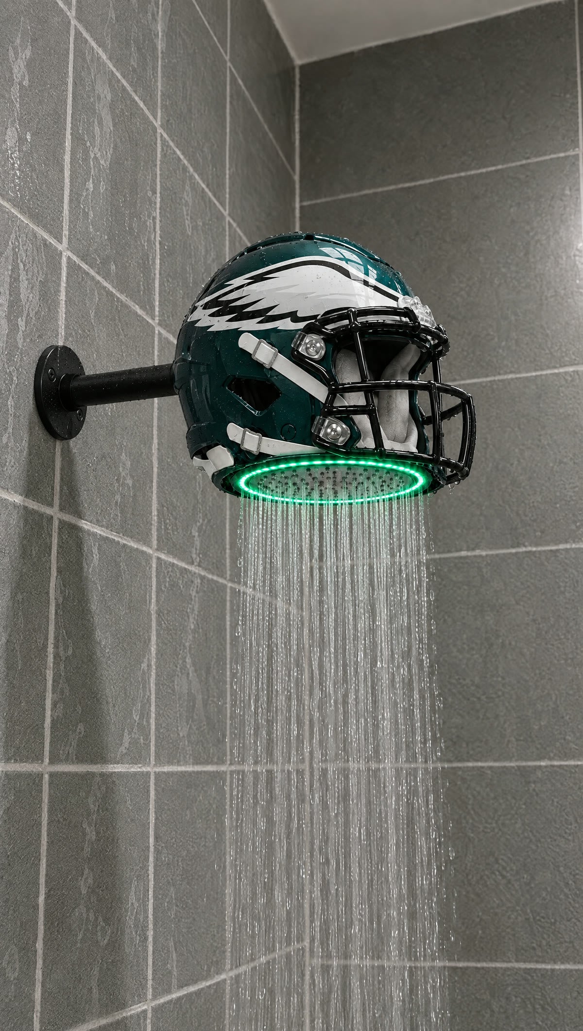 Eagles colorway shower head