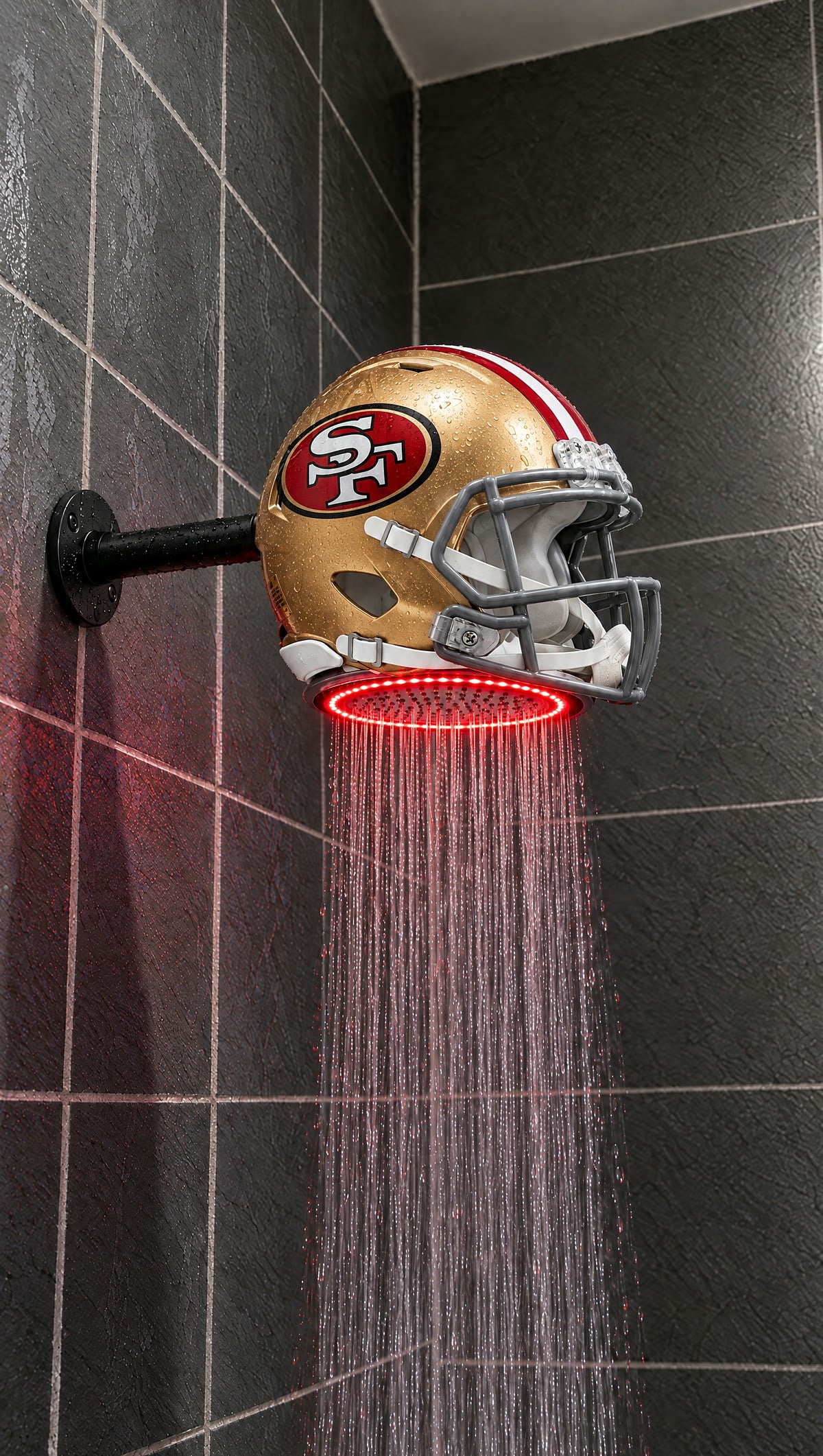 49ers colorway shower head