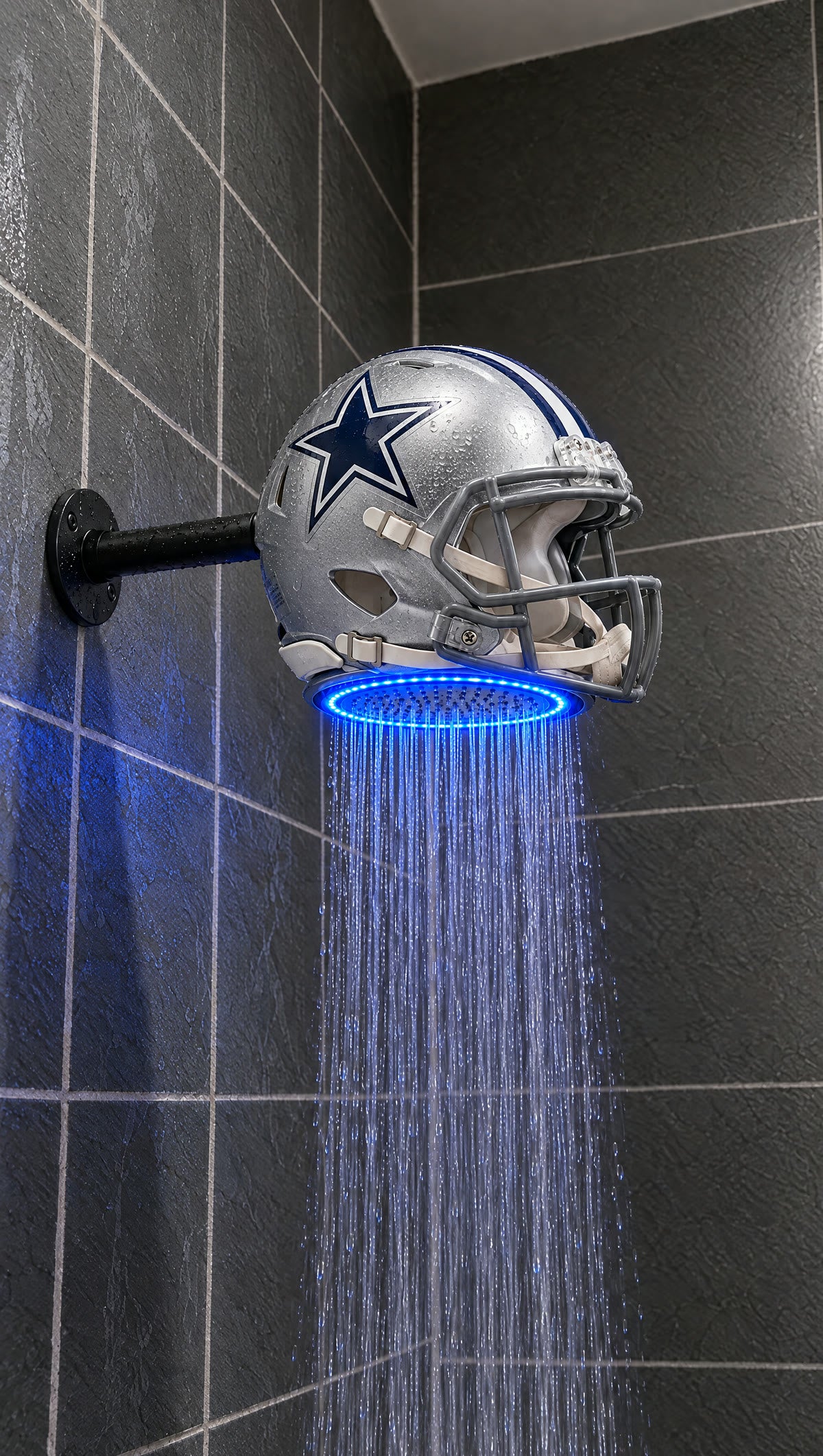Cowboys colorway shower head